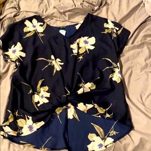 Navy Blouse